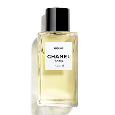 chanel beige oil|huile corps eau de chanel.